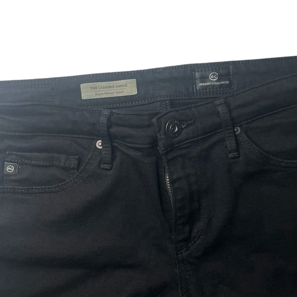AG Adriano Goldschmied Black THE LEGGING ANKLE
Super Skinny Ankle Jeans Size 26R - Picture 8 of 11